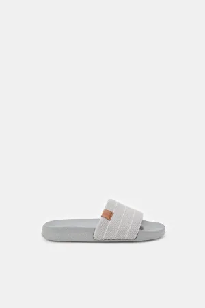 Senior Boys Grey Textured Slide