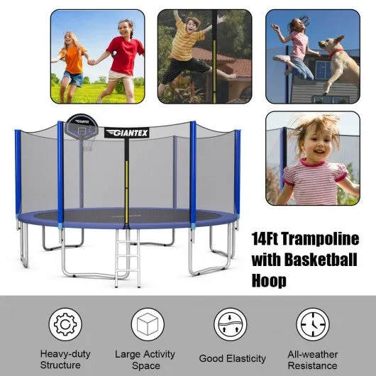 14FT Trampoline Combo Bounce Jump