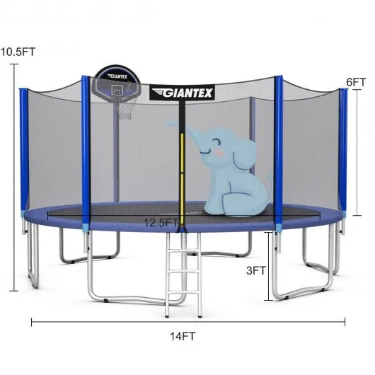 14FT Trampoline Combo Bounce Jump