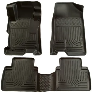 2004-2009 Toyota Prius Front & 2nd Seat Floor Liners - Black