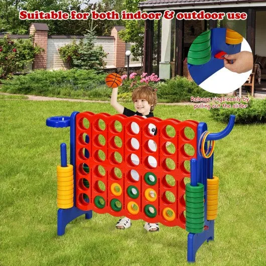 2.5Ft 4-to-Score Giant Game Set-Blue