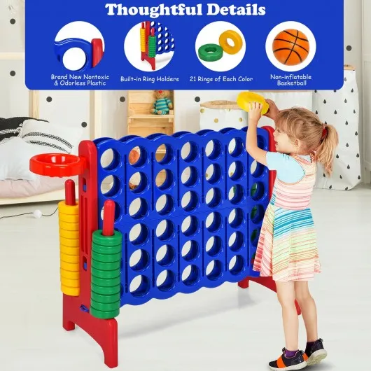 2.5ft 4-to-Score Giant Game Set-Red