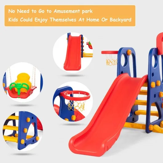 3 in 1 Junior Children Climber Slide Playset