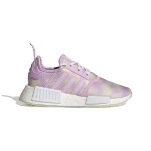 ADIDAS HQ6184 NMD_R1 JR'S (Medium) Lilac/White/Lilac Mesh Running Shoes