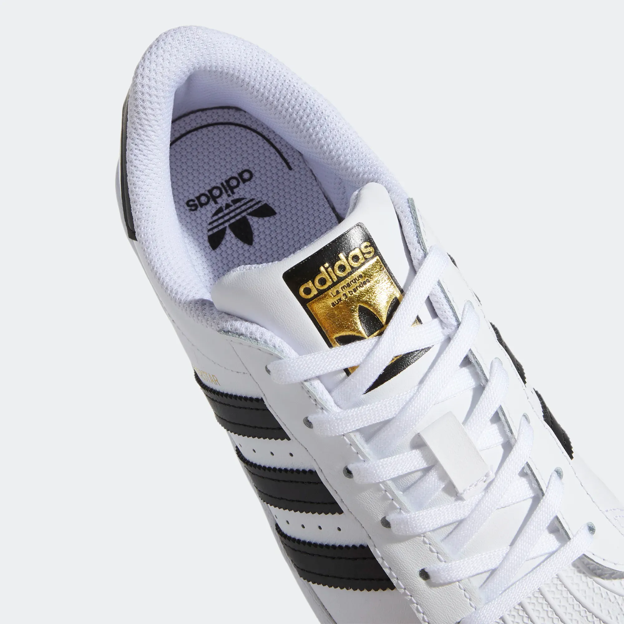 Adidas Kid's Superstar Shoes - Cloud White / Core Black