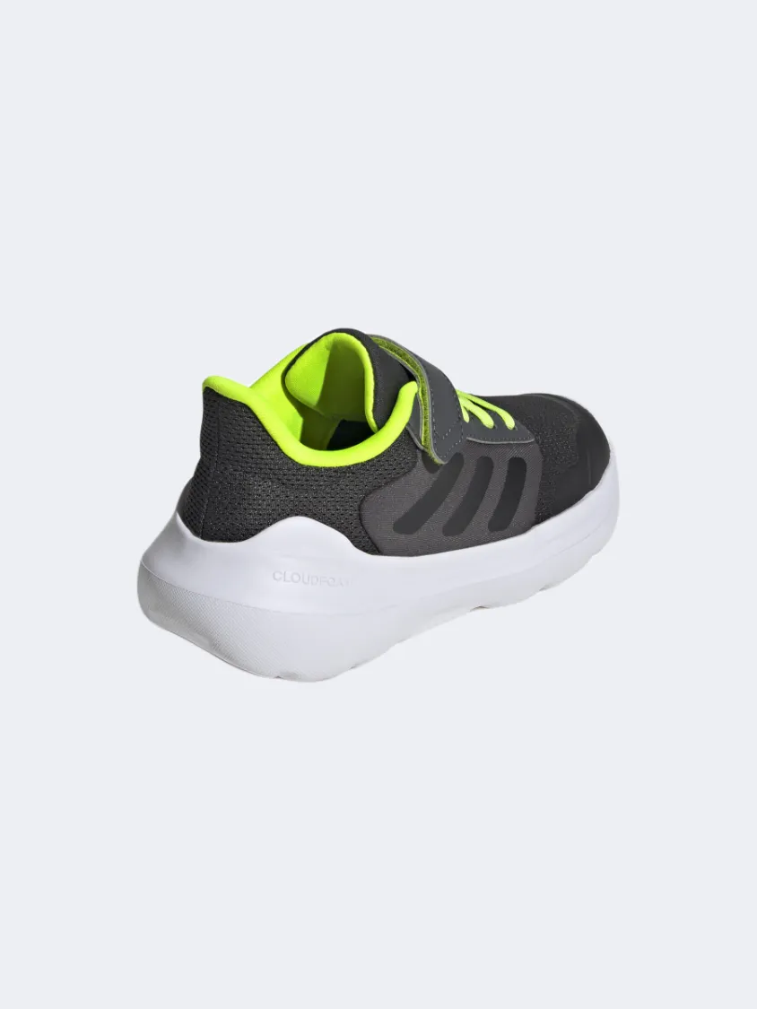 Adidas Tensaur Run 3 Ps-Boys Running Shoes Carbon/Black/Lemon