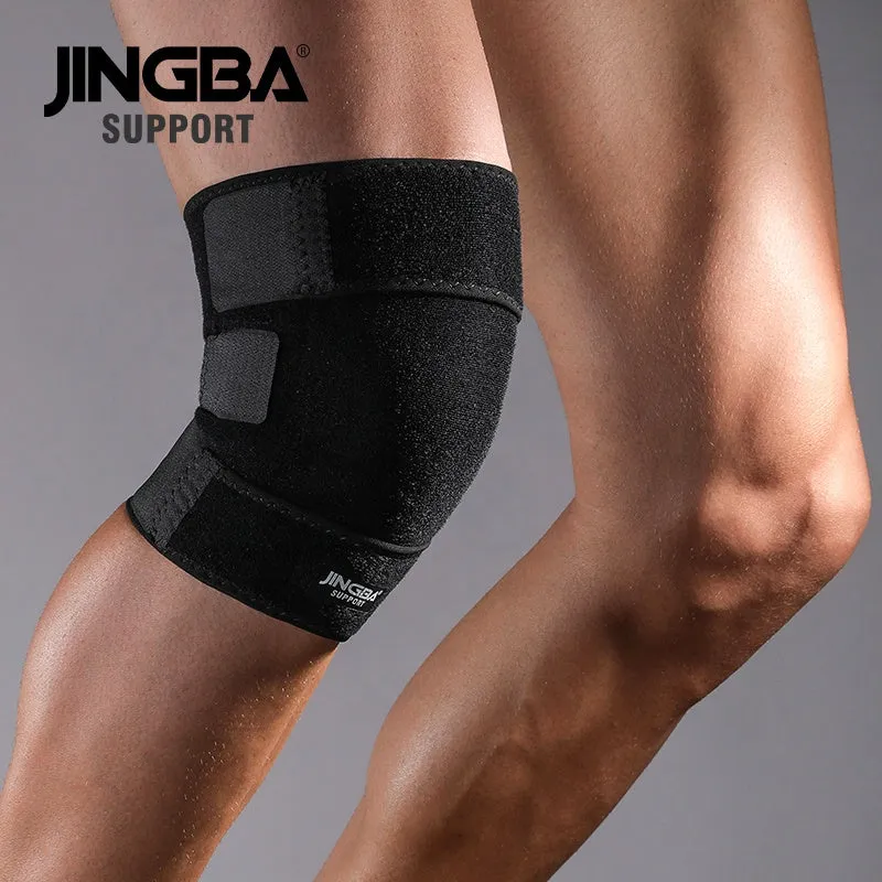 Adjustable Gym Knee Pad with Eco-Friendly Weight-Lifting Strap for High-Quality Support