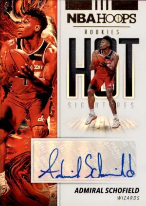 Admiral Schofield, Hot Rookies Signature, 2019-20 Panini Hoops Basketball NBA