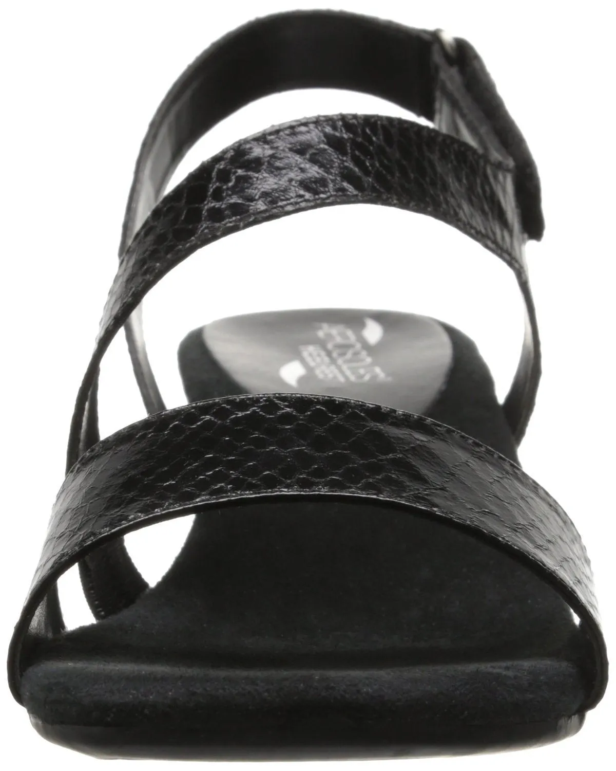 Aerosoles Yet Ahead Wedge Sandal,Black Snake  (Women)