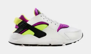 Air Huarache Womens Lifestyle Shoe (White/Magenta/Black/Neon Yellow)