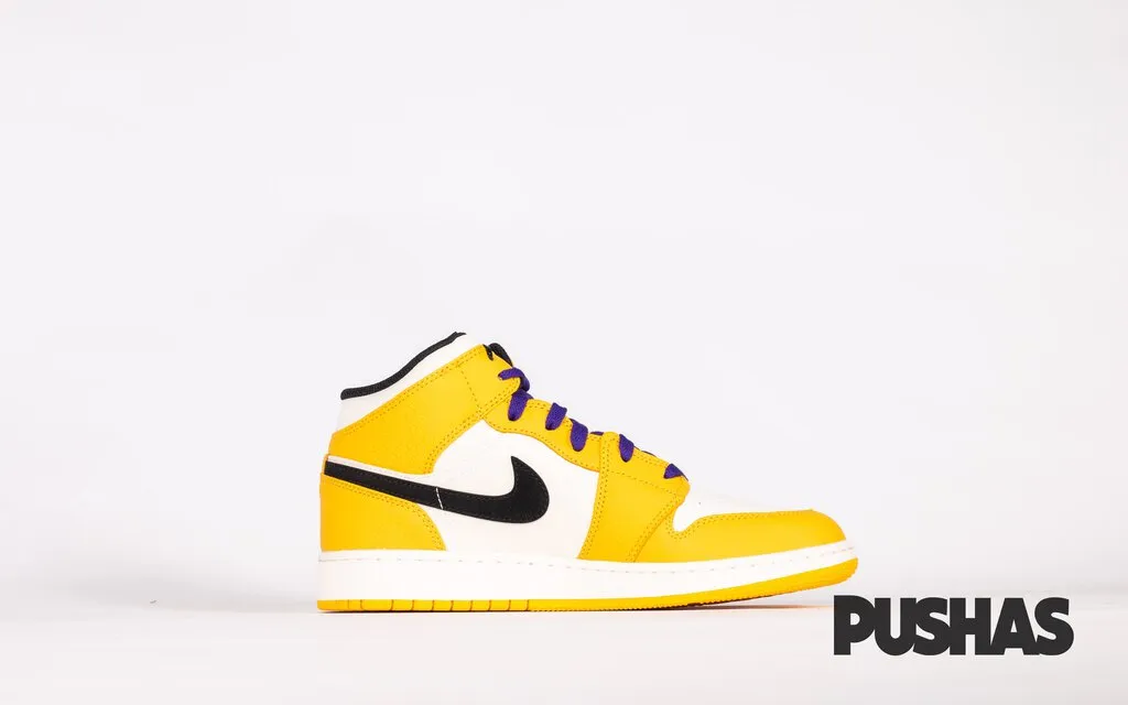 Air Jordan 1 Mid SE 'Lakers' GS