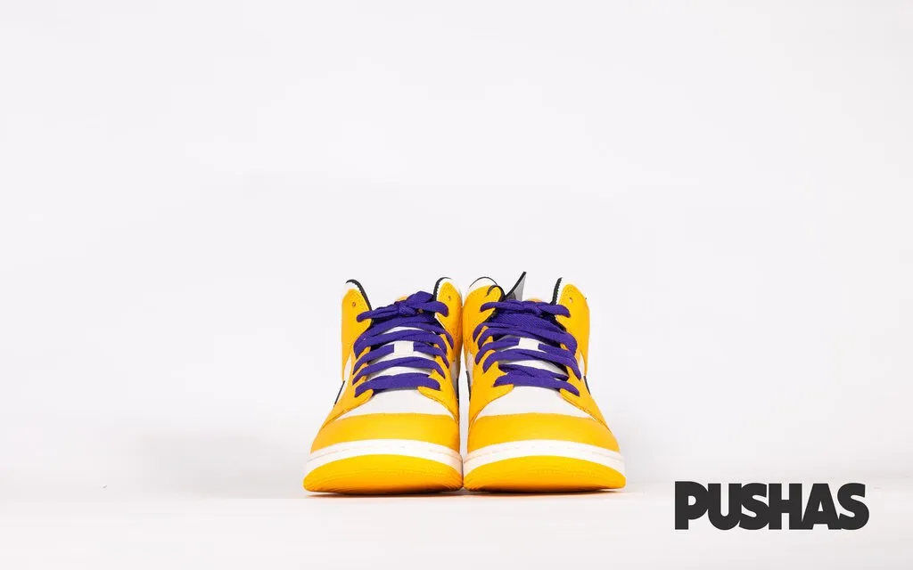 Air Jordan 1 Mid SE 'Lakers' GS