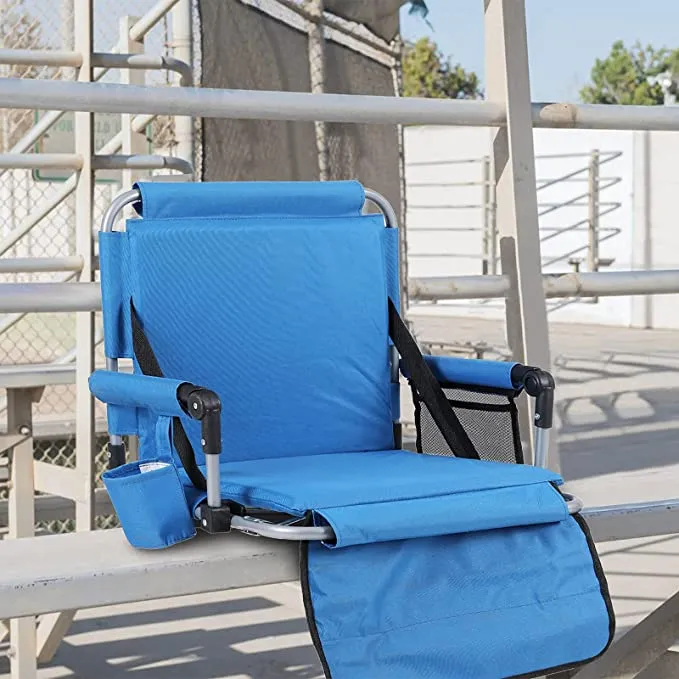 ALPHA CAMP Folding Stadium Chair Bleacher Chair