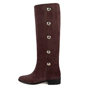 Amarillide suede, burgundy