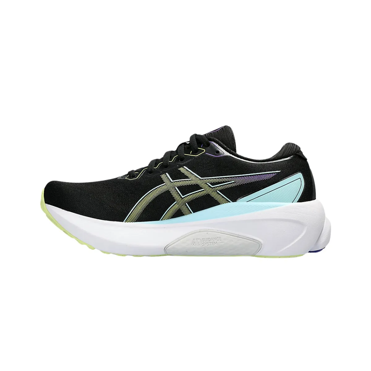 Asics Gel-Kayano 30 Black Yellow SS24 Women's Running Shoes