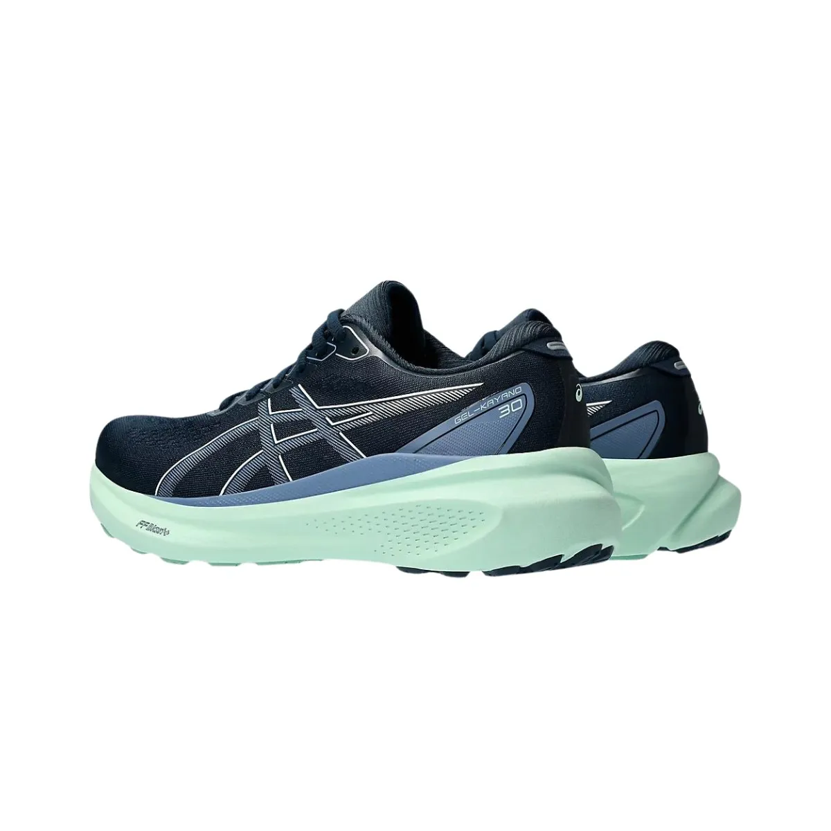 Asics Gel-Kayano 30 Navy Blue Lime SS24 Women's Running Shoes