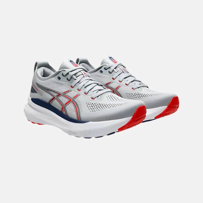 Asics Gel-Kayano 31 Men's Running Shoes -Piedmont Grey/Fiery Red