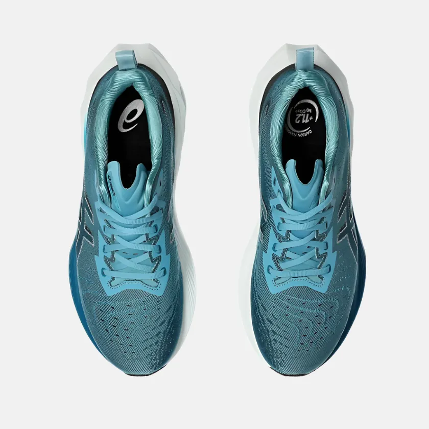 Asics NOVABLAST 4 Men's Running Shoes -Blue Teal/Evening Teal