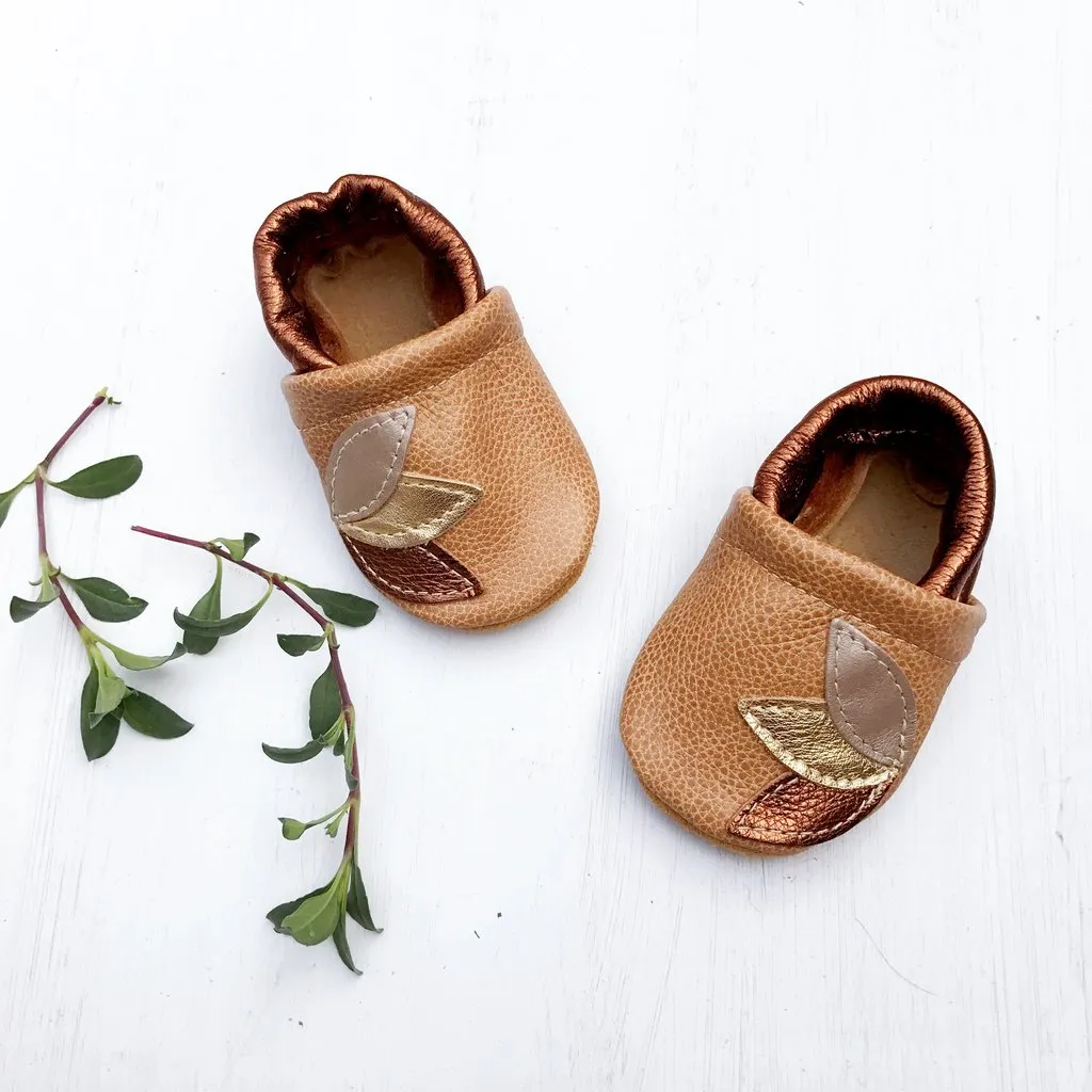 Baby Leather Shoes with Design