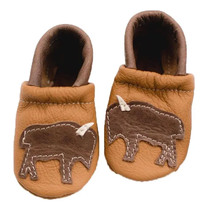 Baby Leather Shoes with Design