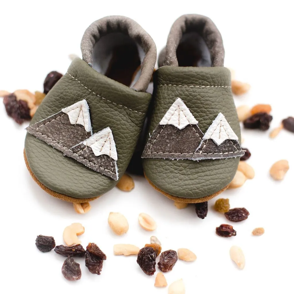 Baby Leather Shoes with Design