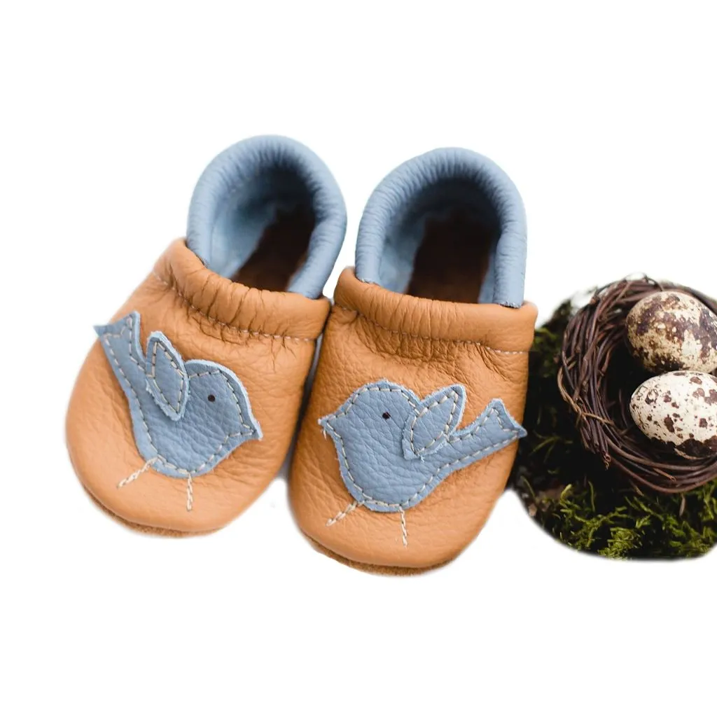 Baby Leather Shoes with Design