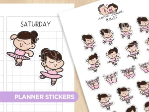 Ballet Planner Stickers