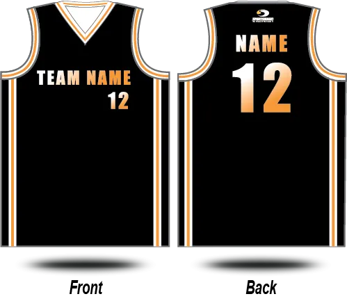 BASKETBALL DESIGNS - Singlet 016