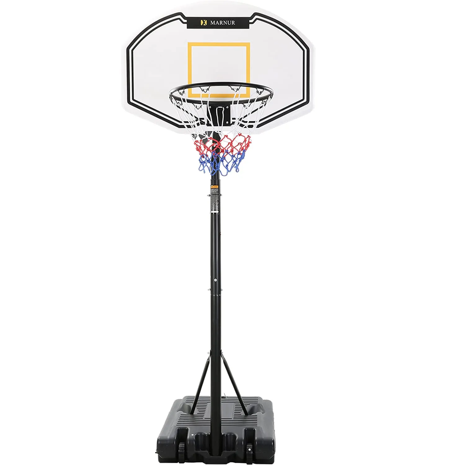 Basketball Hoop Portable Basketball Goal Basketball System 35"x23.6" Backboard with Adjustable Height and Removable Wheels Outdoor/Indoor for Kids/Youth/Teenagers