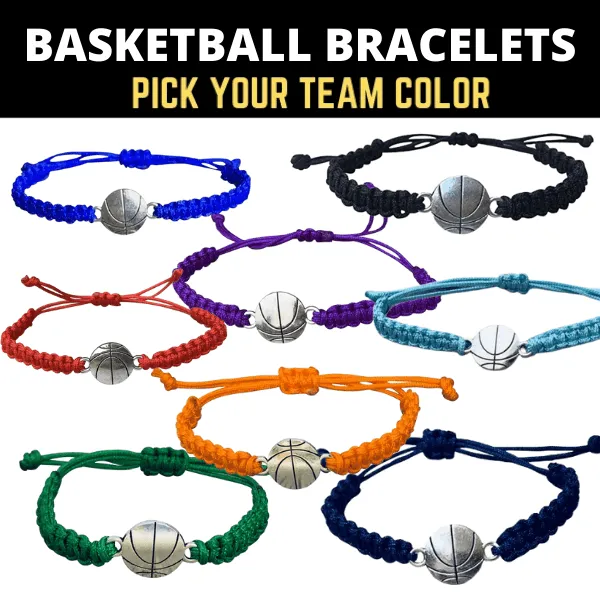 Basketball Rope Bracelet - Pick Color