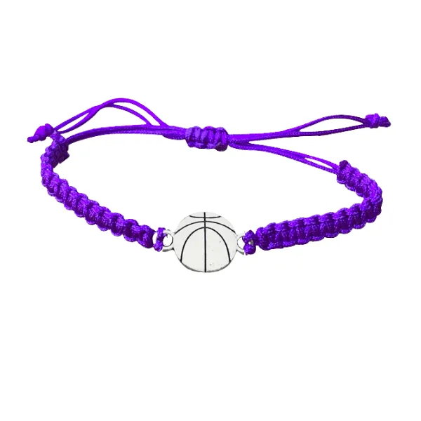 Basketball Rope Bracelet - Pick Color