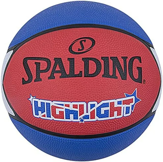 Basketball Spalding Highlight Red/White/Blue Outdoor