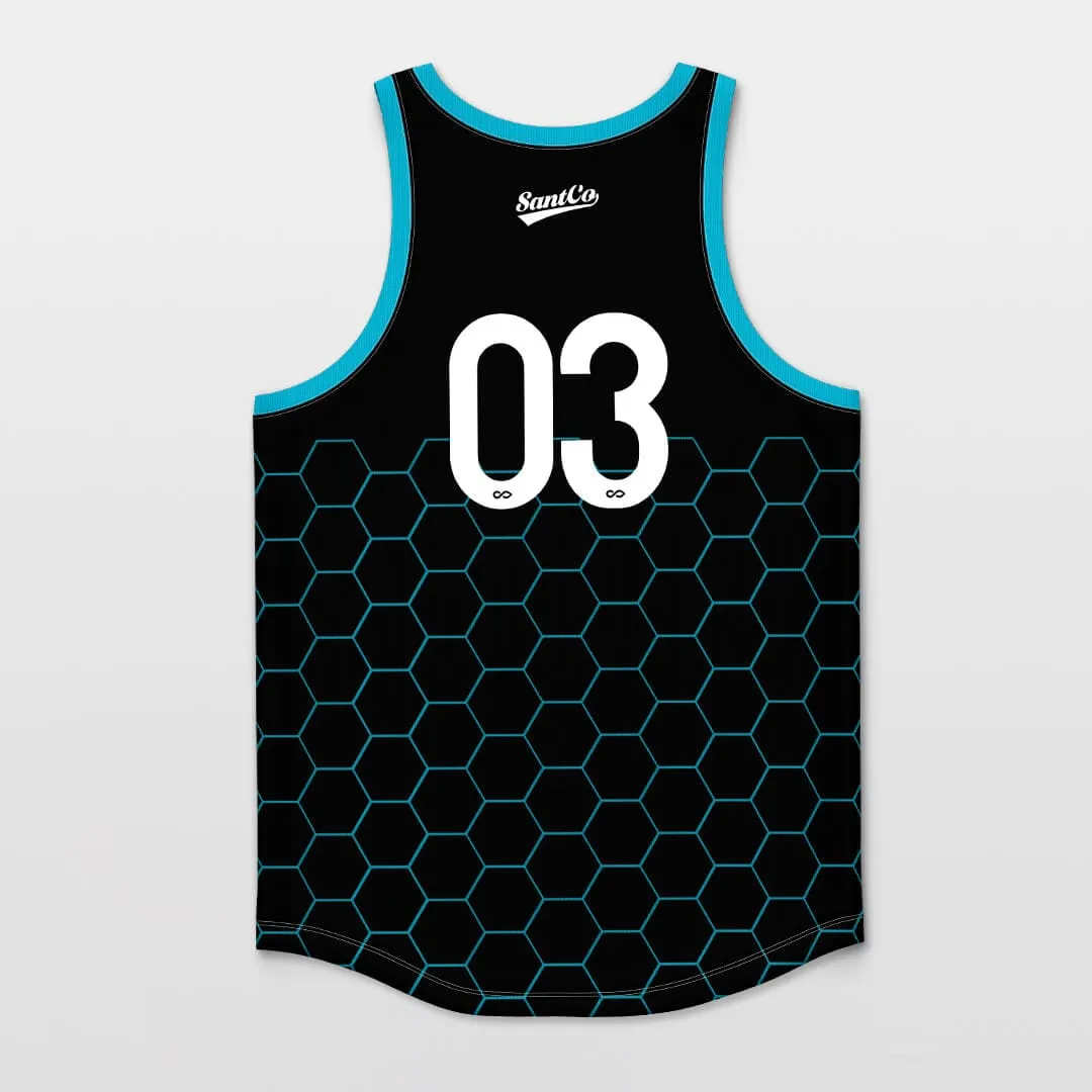 Bee Net - Customized Basketball Jersey Sleeveless