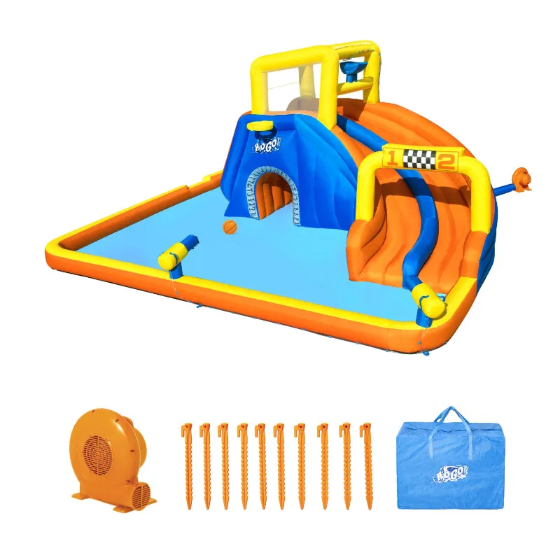 Bestway H2OGO! Super Speedway Mega Water Park (18'1" x 16'6" x 8'8"/5.51m x 5.02m x 2.65m)