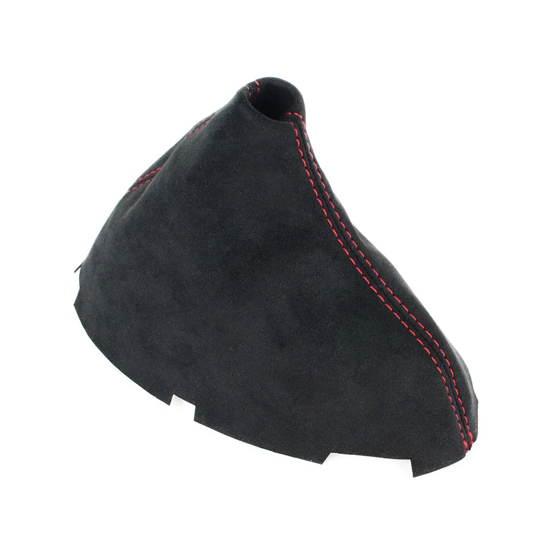 BFI B5.5 Passat Manual Shift Boot (Black Alcantara / Red Stitch) - CLEARANCE