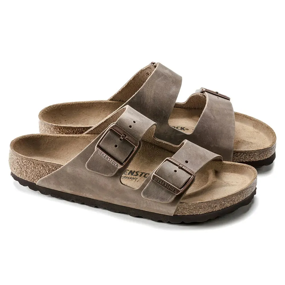 Birkenstock Arizona Oiled Leather Sandals - Tobacco - 352201