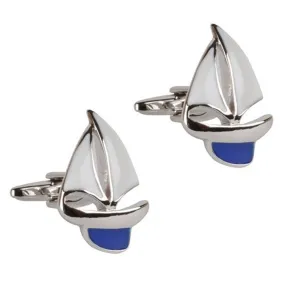 Blue Yacht Cufflinks