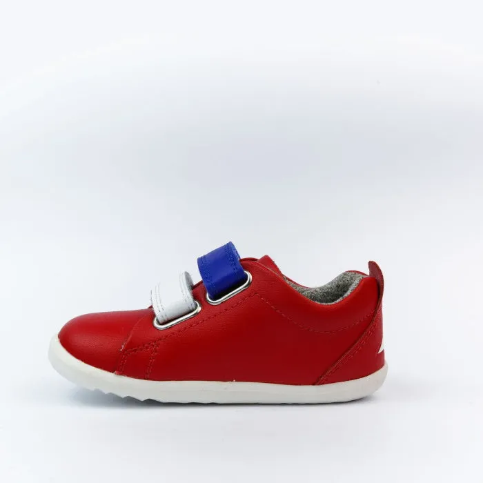 Bobux Step Up SU SWITCH Grass Court Sneaker Red NOT RETURNABLE