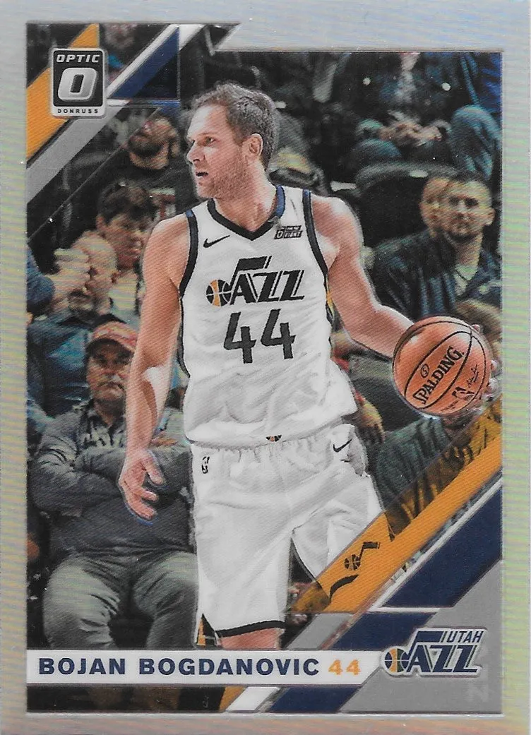 Bojan Bogdanovic, Silver Prizm, 2019-20 Panini Donruss Optic Basketball NBA