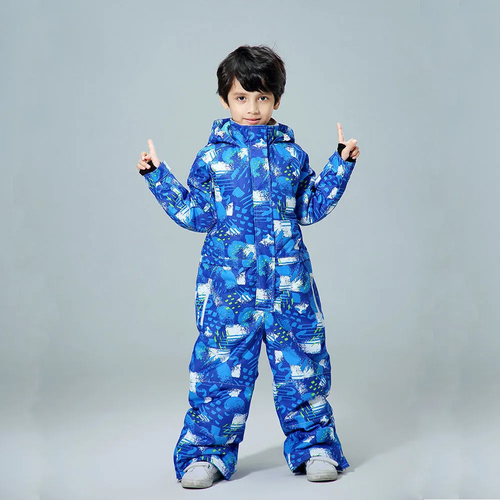 Boys One Piece New Style Winter Fashion Ski Suits Winter Jumpsuit Snowsuits