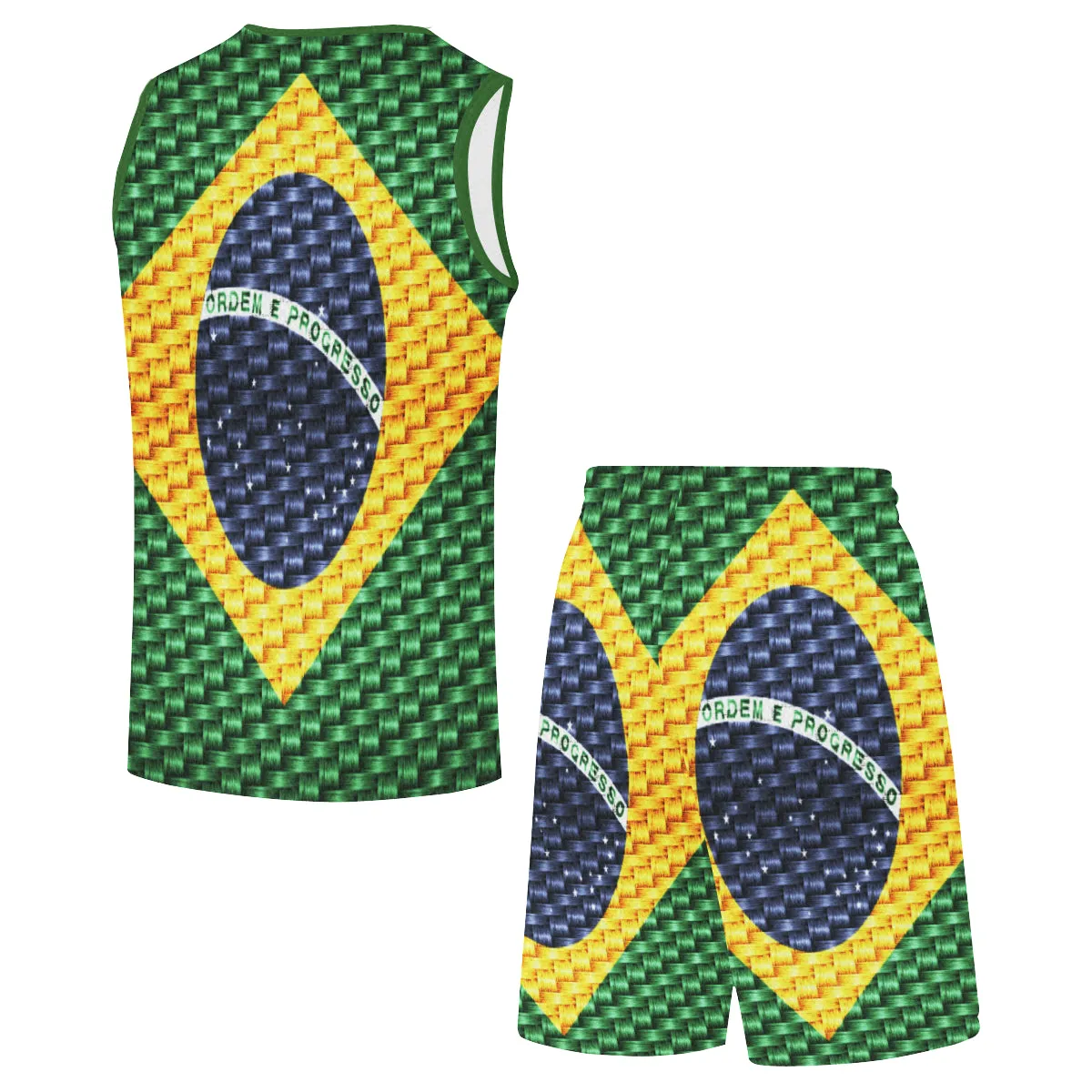 BRASIL FLAG Basketball Uniform