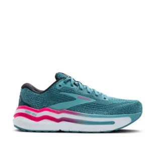 Brooks Ghost Max 2 Women's Running Shoes AW24 Storm Blue/Knockout Pink/Aqua