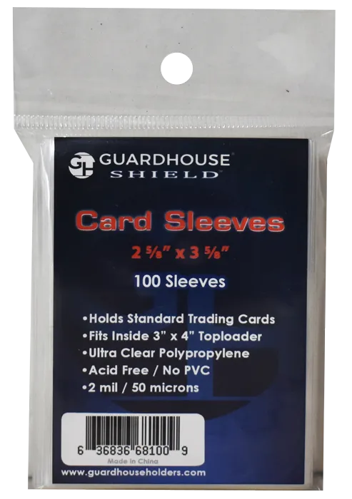 Card Sleeves for Standard Trading Cards (Penny Sleeves) - 668100