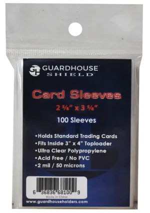 Card Sleeves for Standard Trading Cards (Penny Sleeves) - 668100