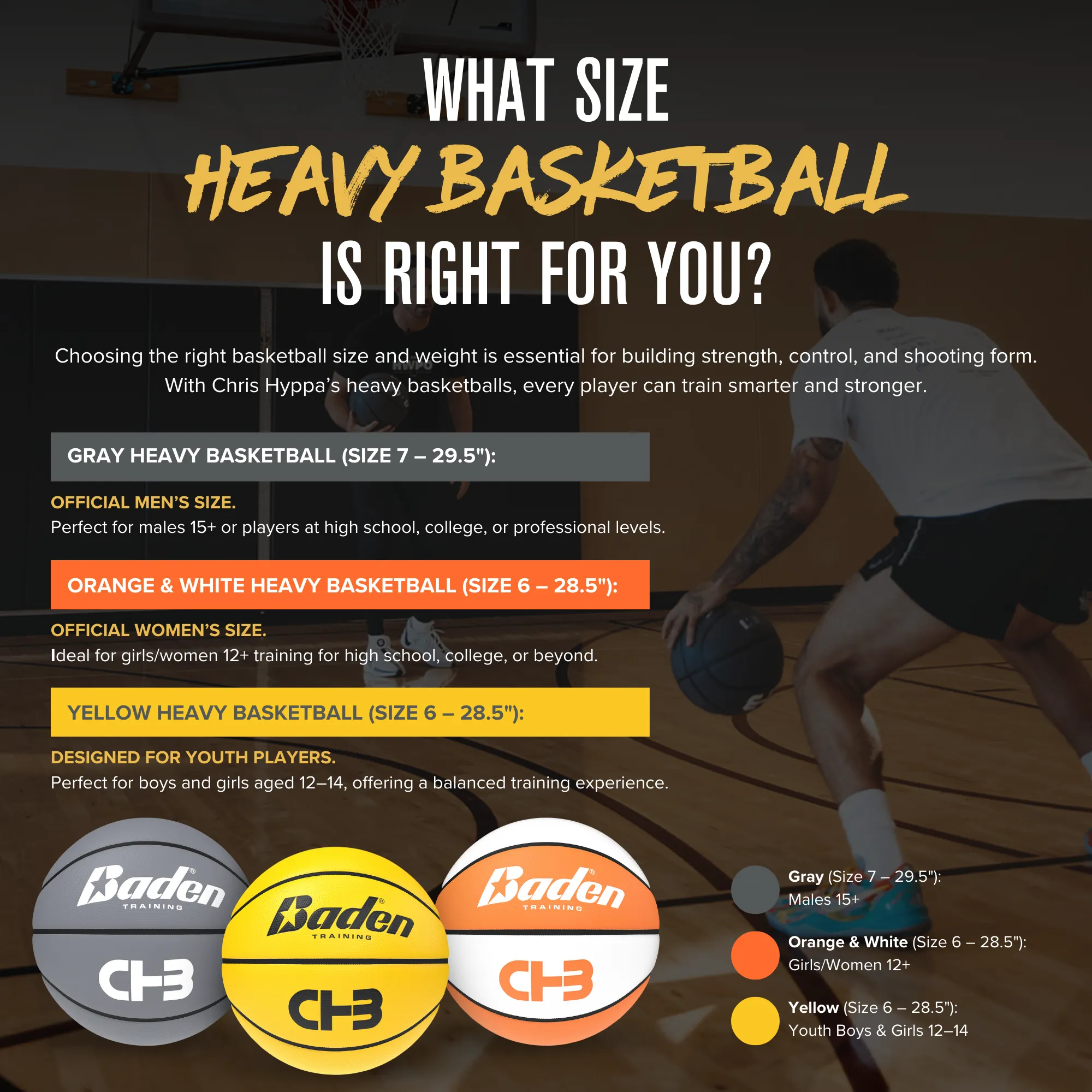 CHB Heavy Trainer Basketball