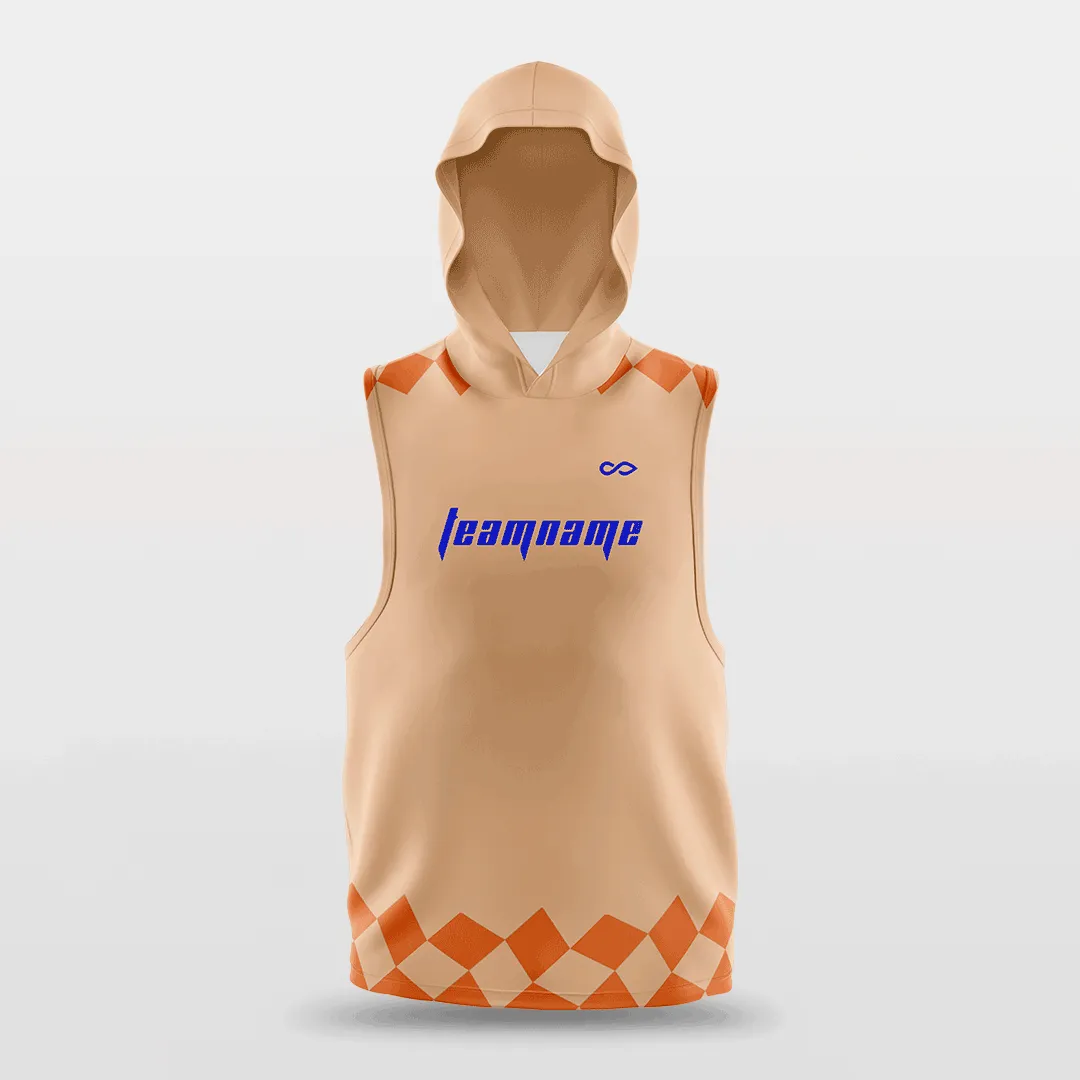 Checkerboard - Customized Basketball Sleeveless Hoodies