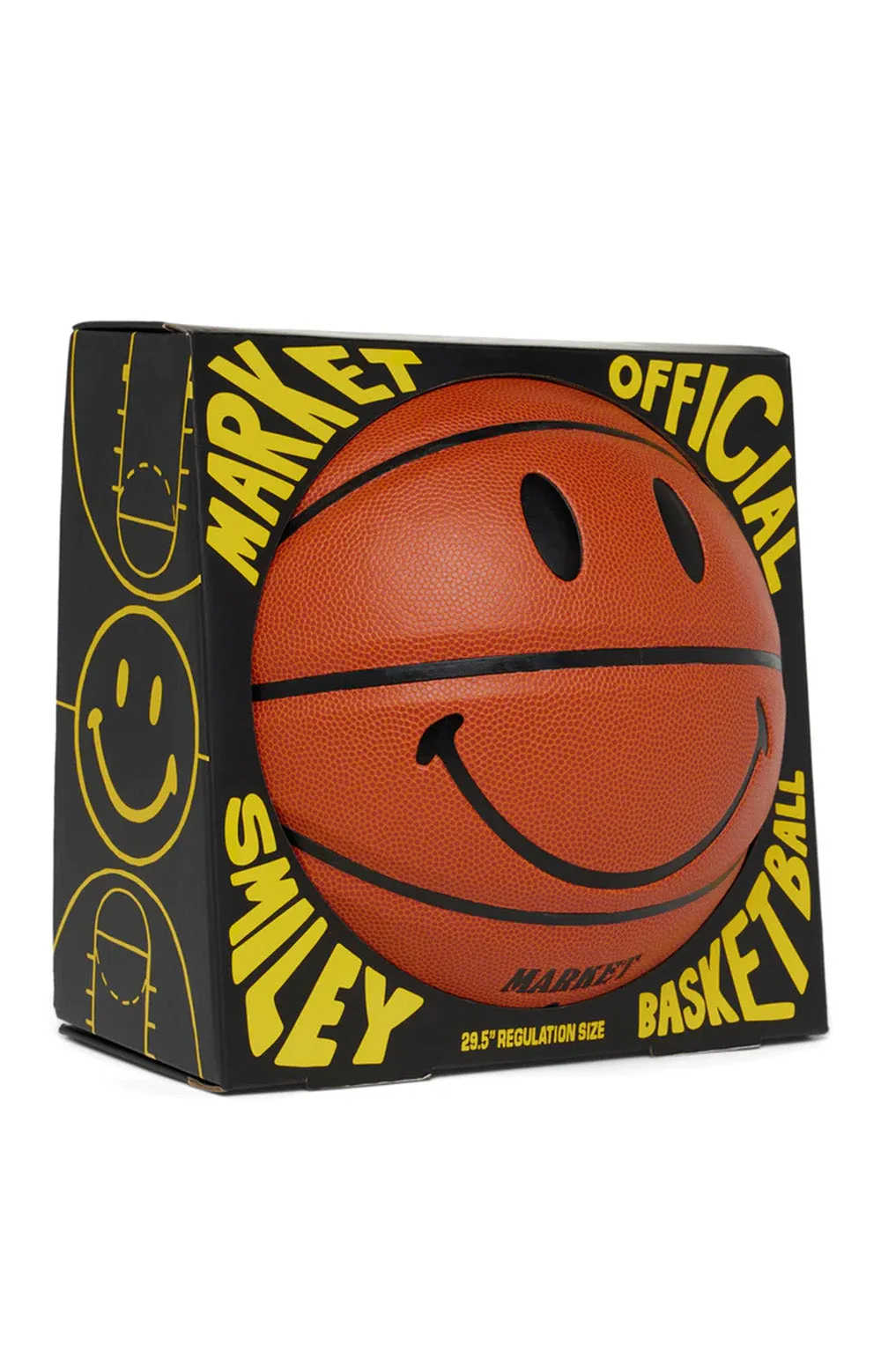 Cheerful Smiley Basketball for Outdoor Fun