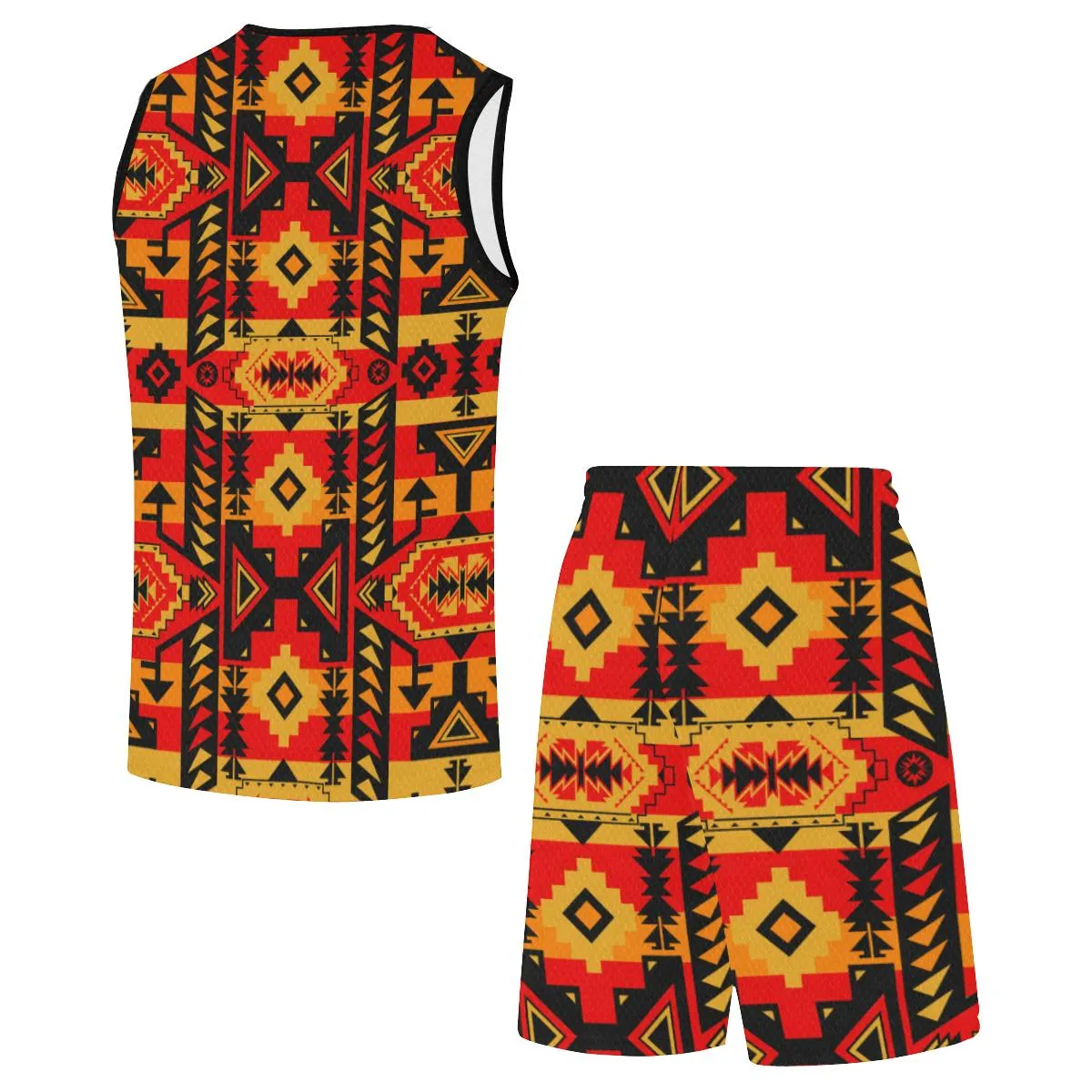 Chiefs Mountain Fire Basketball Uniform