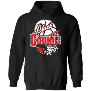 Clack Cardinals - Basketball Hoodie