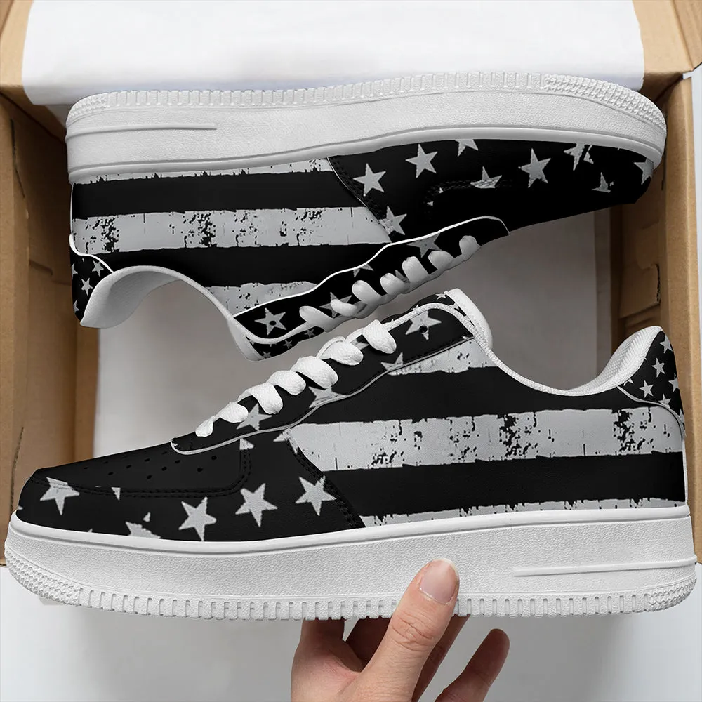 Custom corporate gifts, business holiday gifts AF1-B05602 Custom AF1 American Flag, USA Flag Sneakers AF1, Shoes, Printed Shoes